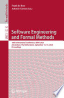 Software engineering and formal methods : 18th International Conference, SEFM 2020, Amsterdam, the Netherlands, September 14-18, 2020, Proceedings
