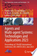 Agents and multi-agent systems : technologies and applications 2023 : Proceedings of 17th KES International Conference, KES-AMSTA 2023, June 2023