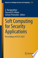 Soft computing for security applications : proceedings of ICSCS 2023