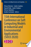 15th International Conference on Soft Computing Models in Industrial and Environmental Applications (SOCO 2020)