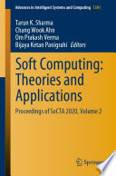 Soft computing: theories and applications : proceedings of SoCTA 2020. Volume 2