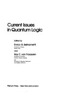 Current issues in quantum logic