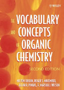 The vocabulary and concepts of organic chemistry