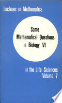 Mathematical aspects of chemical and biochemical problems and quantum chemistry : [proceedings of a Symposium in Applied Mathematics of the American Mathematical Society and the Society for Industrial and Applied Mathematics, held in New York City, April 10-11, 1974]