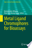Metal ligand chromophores for bioassays