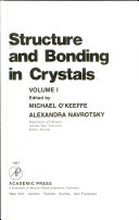 Structure and bonding in crystals