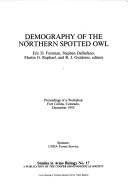 Demography of the Northern Spotted Owl : proceedings of a workshop, Fort Collins, Colorado, December 1993