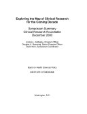 Exploring the Map of Clinical Research for the Coming Decade: Symposium Summary, Clinical Roundtable, December 2000