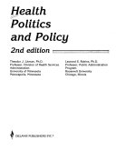 Health politics and policy