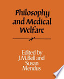 Philosophy and medical welfare