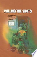 Calling the shots : immunization finance policies and practices