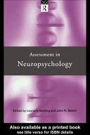 Assessment in neuropsychology