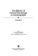 The History of clinical psychology in autobiography