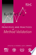 Principles and practices of method validation