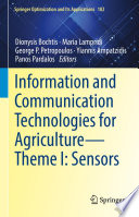 Information and communication technologies for agriculture. Theme I, Sensors
