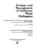 Ecology and management of soilborne plant pathogens.