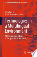 Technologies in a multilingual environment : XXII Professional Culture of the Specialist of the Future