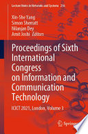 Proceedings of sixth International Congress on Information and Communication Technology : ICICT 2021, London. Volume 3
