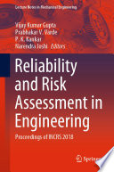 Reliability and risk assessment in engineering : proceedings of INCRS 2018