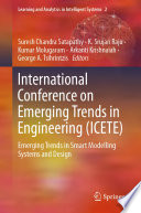 International Conference on Emerging Trends in Engineering (ICETE) : emerging trends in smart modelling systems and design