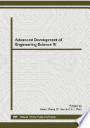 Advanced development of engineering science IV : selected, peer reviewed papers from the 2014 4th International Conference on Automation, Communication, Architectonics and Materials (ACAM 2014), September 27-28, 2014, Wuhan, China