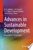 Advances in sustainable development : proceedings of HSFEA 2020