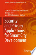 Security and privacy applications for smart city development