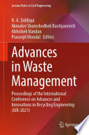 Advances in waste management : proceedings of the International Conference on Advances and Innovations in Recycling Engineering (AIR-2021)