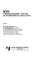Ion chromatographic analysis of environmental pollutants
