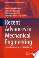 Recent advances in mechanical engineering : select proceedings of ICRAMERD 2021