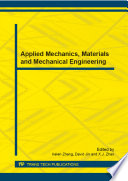 Applied mechanics, materials and mechanical engineering