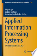 Applied information processing systems : proceedings of ICCET 2021