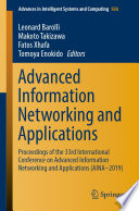 Advanced information networking and applications : proceedings of the 33rd International Conference on Advanced Information Networking and Applications (AINA-2019)