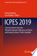 ICPES 2019 : selected articles from the 9th International Conference on Power and Energy Systems, Perth, Australia