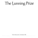 The Lunning Prize