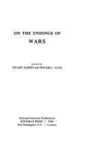 On the endings of wars