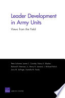 Leader development in Army units : views from the field