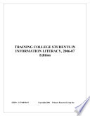 Training college students in information literacy