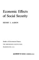 Economic effects of social security