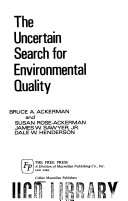 The uncertain search for environmental quality