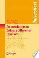 An Introduction to Ordinary Differential Equations