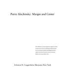 Pierre Alechinsky : margin and center.