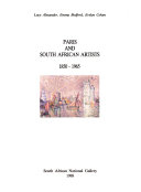 Paris and South African artists, 1850-1965