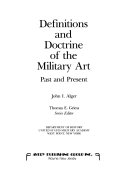 Definitions and doctrine of the military art : past and present