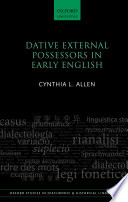 Dative external possessors in early English