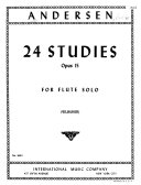 24 studies : opus 15 : for flute solo