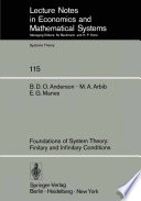 Foundations of System Theory: Finitary and Infinitary Conditions