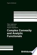 Complex convexity and analytic functionals
