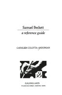 Samuel Beckett : a reference guide