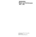 Arakawa : Bilder und Zeichnungen 1962-1981 : 18. Dezember 1981 bis 31. Januar 1982, Kestner-Gesellschaft Hannover.